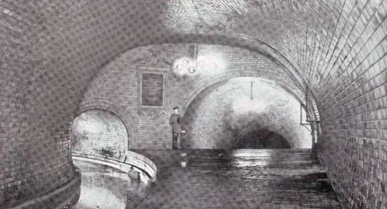 Der Kronleuchtersaal um 1890